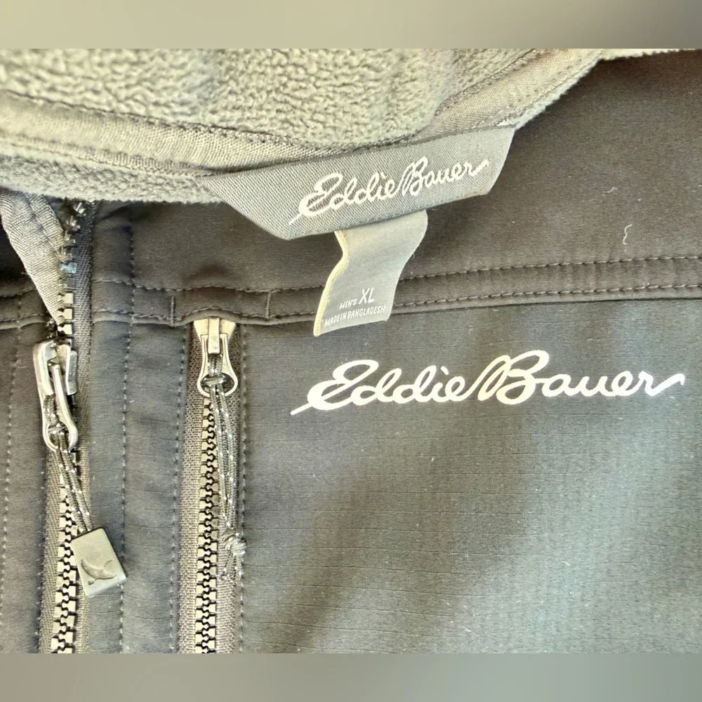 Eddie Bauer Jacket Windfoil Thermal Performance  Sz Xl Dark Academia Cabin Core - Picture 14 of 14